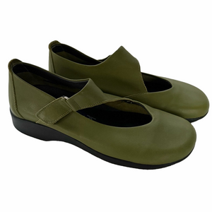 Arcopedico Ellery Green Mary Janes Slip-ons Size 39 US 8-8.5 Flats Leather